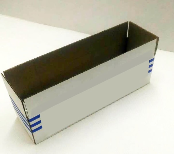 Четырехклапанный гофрокороб 335х100х90мм