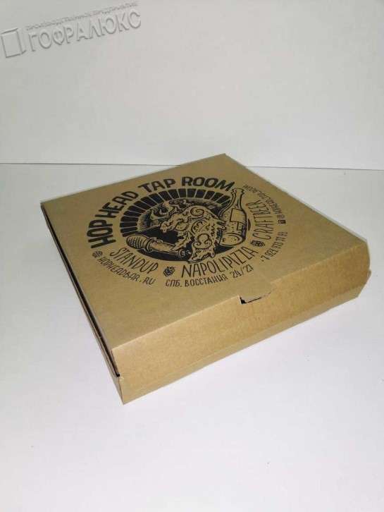 Гофрокороб для пиццы 330х330х50мм