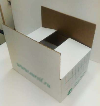 Четырехклапанный гофрокороб 400х300х170мм