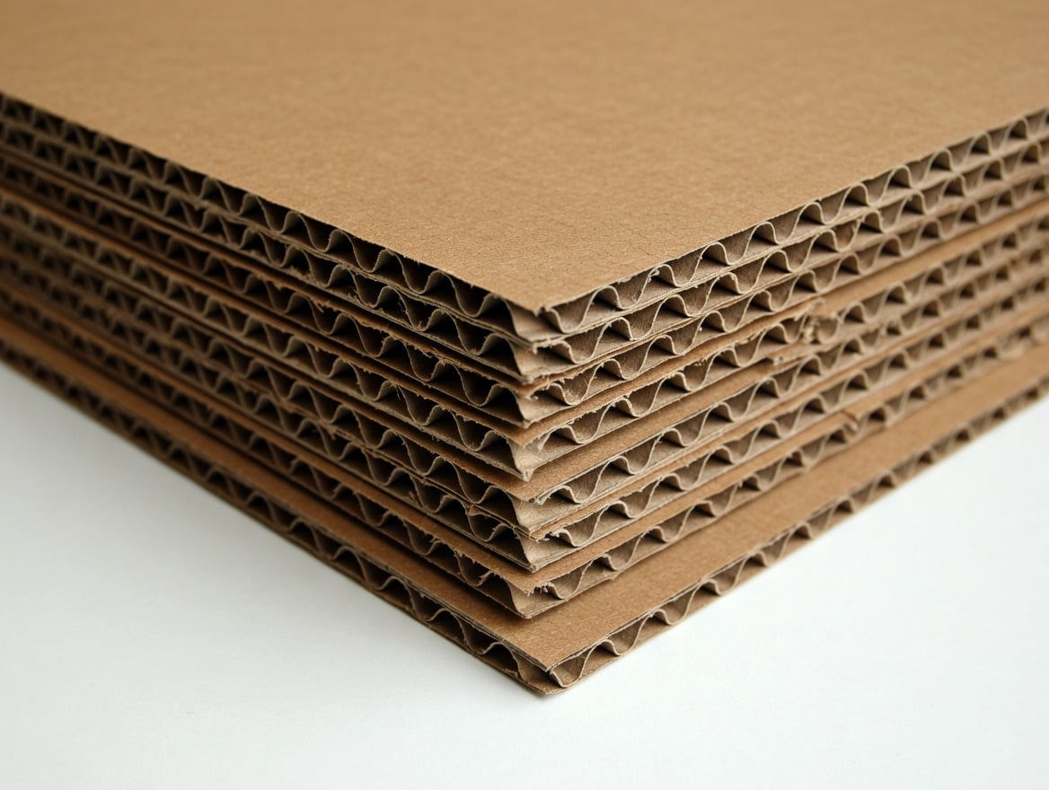 ГОФРОКАРТОН ПЯТИСЛОЙНЫЙ П-32 ВС БУРЫЙ 2000Х1000мм