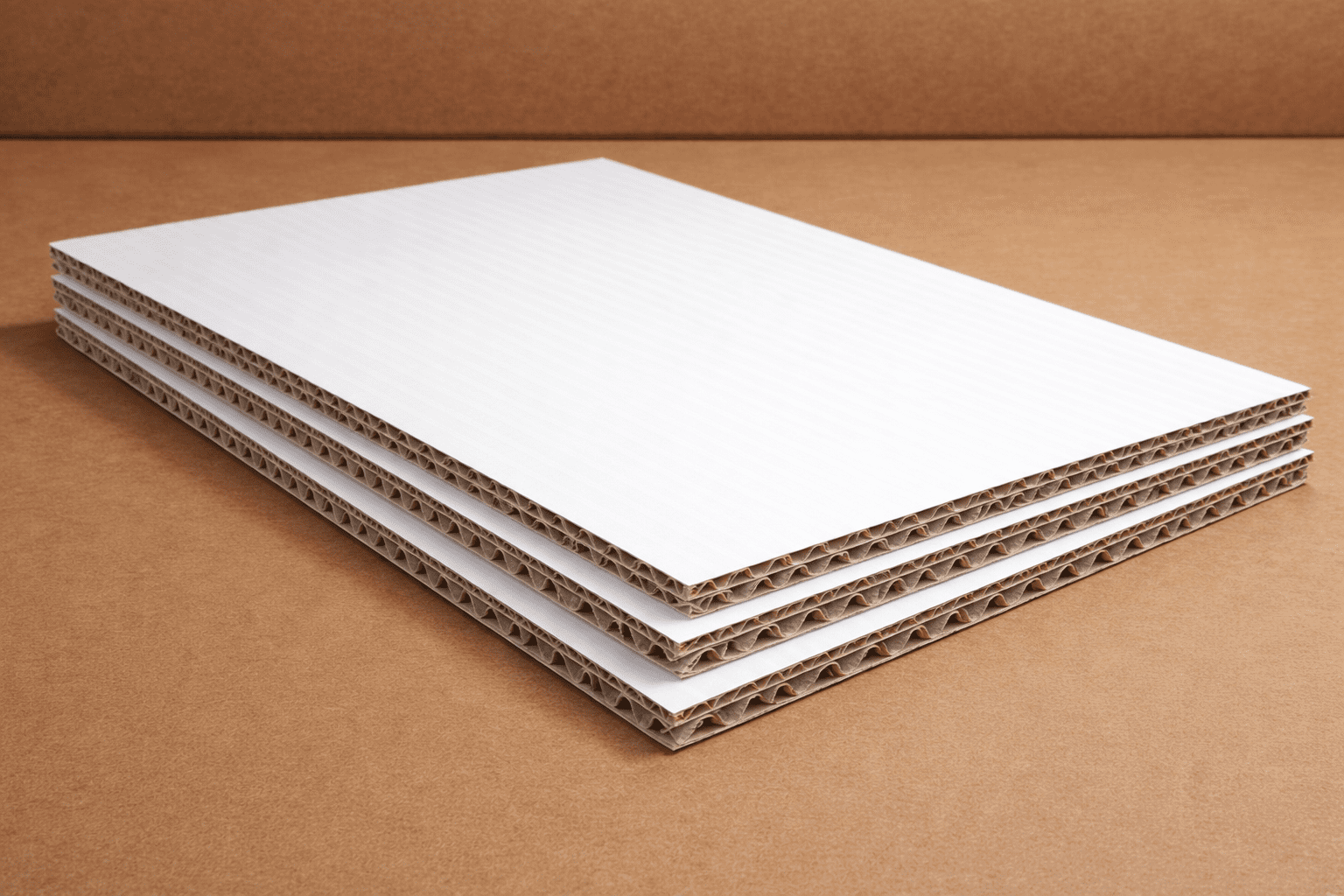 ГОФРОКАРТОН ПЯТИСЛОЙНЫЙ П-32 ВС БЕЛЫЙ 2000х1000мм