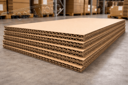 ГОФРОКАРТОН ТРЕХСЛОЙНЫЙ Т-25 БУРЫЙ 2000х1000мм