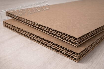 ГОФРОКАРТОН ПЯТИСЛОЙНЫЙ П-31 ВС БУРЫЙ 2000х1000мм