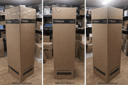 Четырехклапанный гофрокороб 560х555х1820мм для холодильника