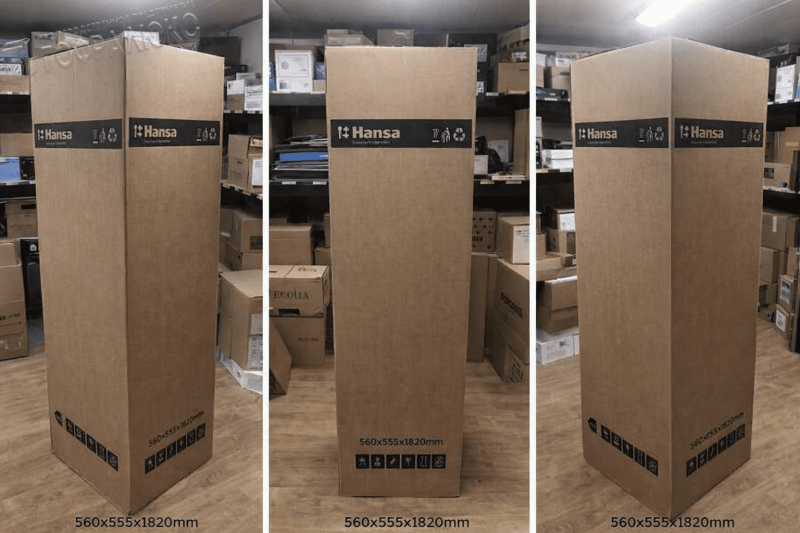 Четырехклапанный гофрокороб 560х555х1820мм для холодильника