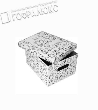 Самосборный гофрокороб крышка+дно 327х247х182мм