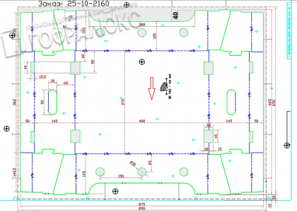 Гофролоток 460х365х140мм, П-32 ВЕ белый