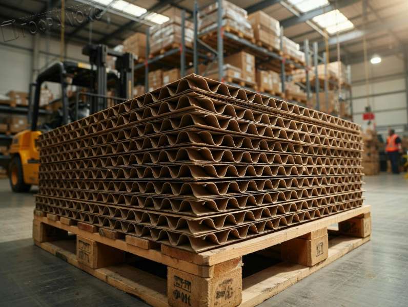 ГОФРОКАРТОН ПЯТИСЛОЙНЫЙ П-32 ВС БУРЫЙ 2000Х1000мм