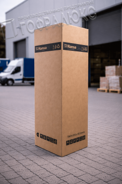 Четырехклапанный гофрокороб 560х555х1820мм для холодильника